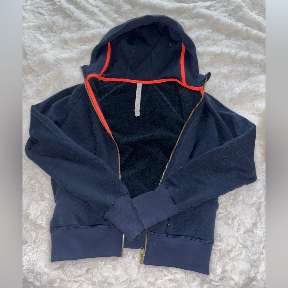 Lululemon Navy Zip-up Hoodie